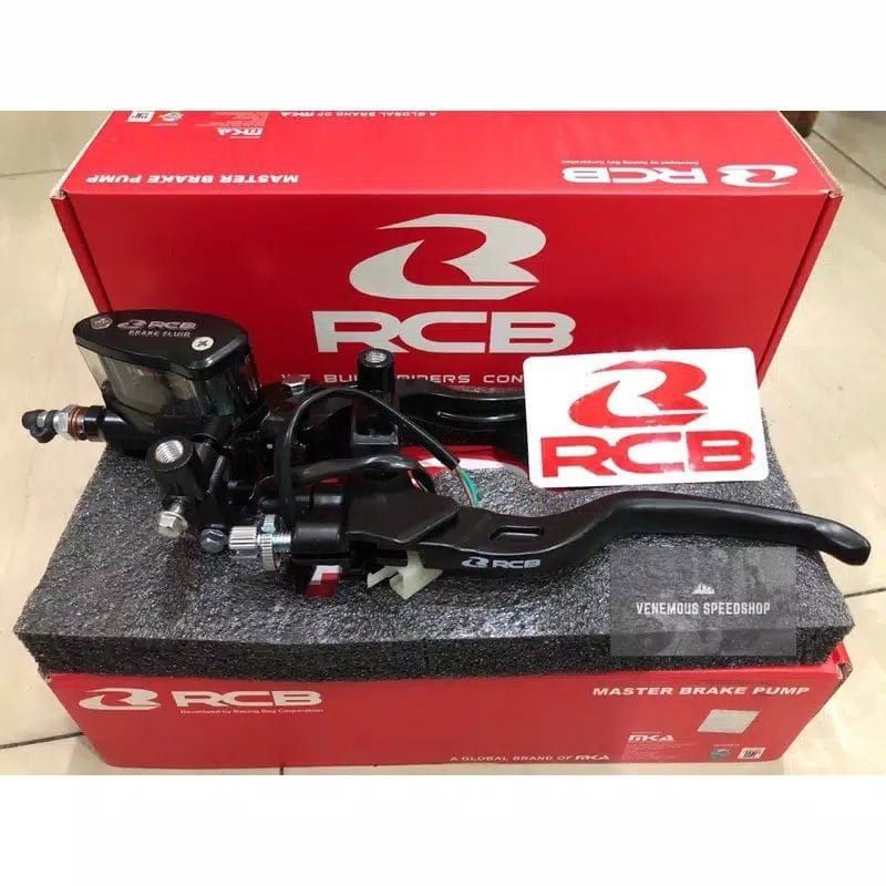 MASTER REM RCB RACING BOY SET KIRI KANAN 14MM OVAL UNIVERSAL AEROX SATRIA FU VIXION RX KING