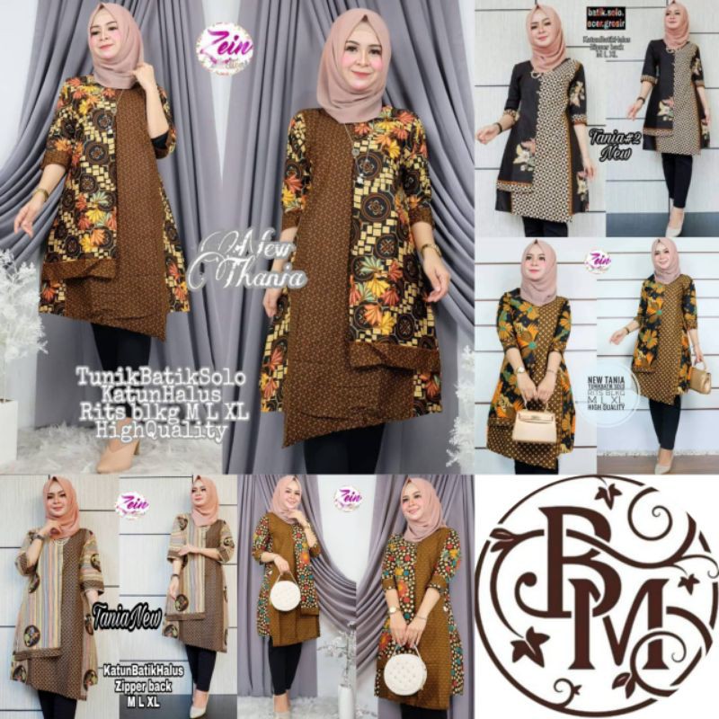 Best Seller New!  Batik Tunik Motif Soloan Bahan Katun Halus Ajbg9prSDD5o1b
