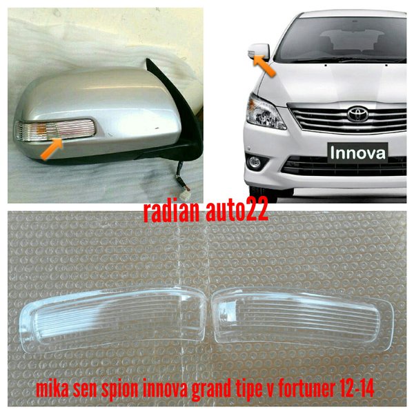 mika kaca lampu sen spion innova fortuner