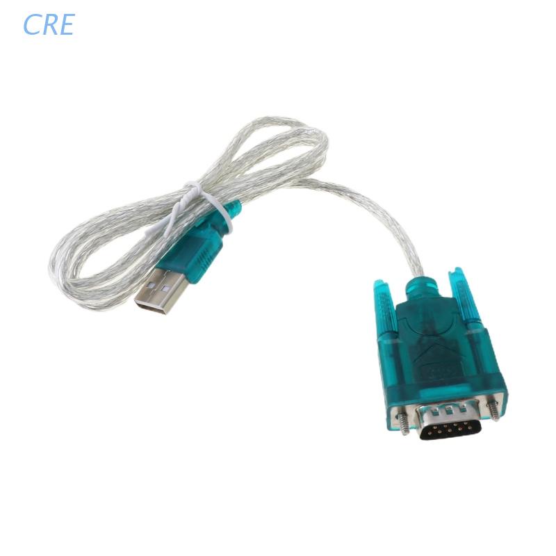 Cre Kabel Adapter Konverter USB Ke RS232 RS-232 (DB9) Serial Untuk PC