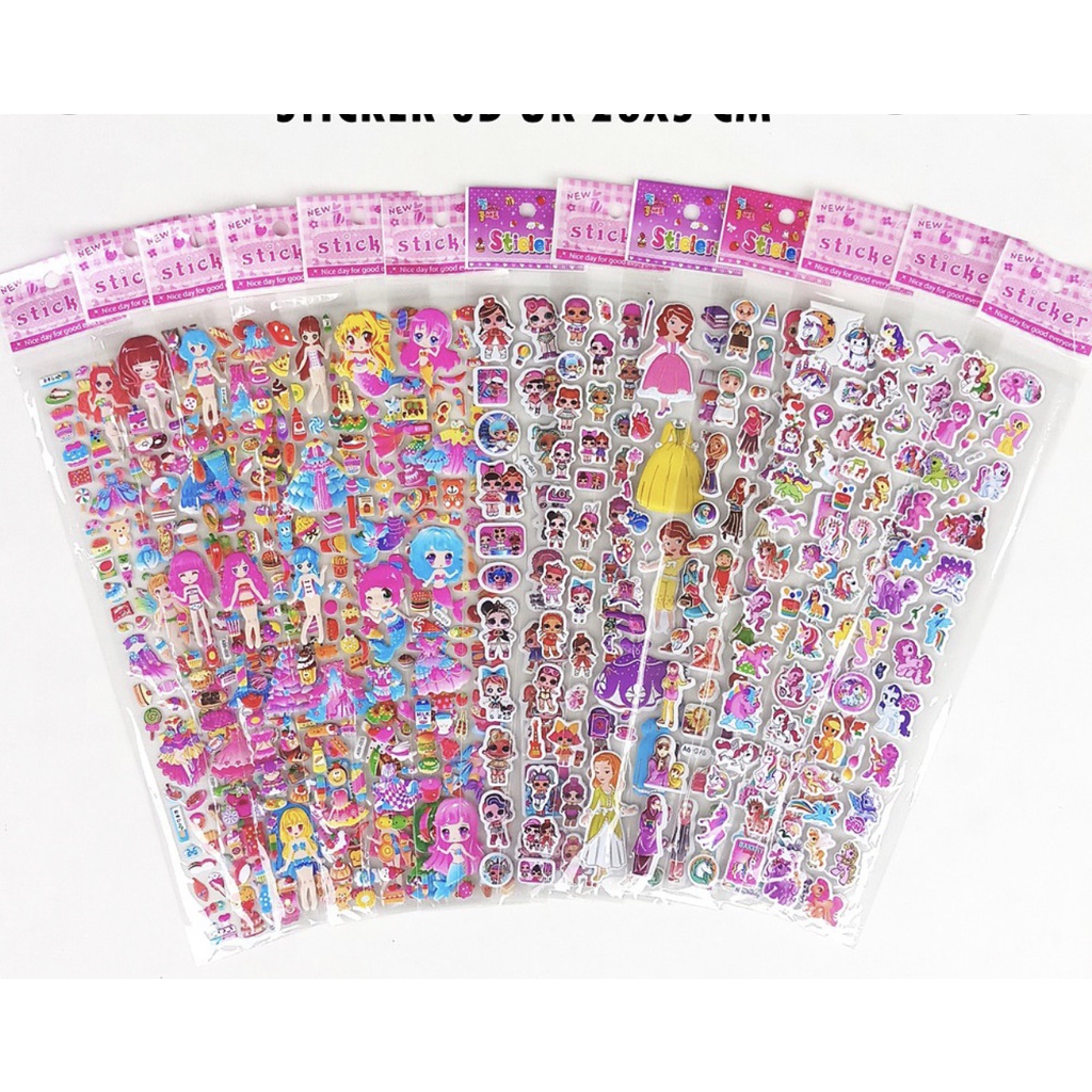 

Stiker Anak Motif Karakter Random