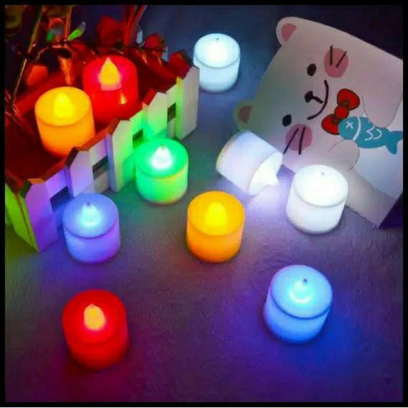 Lampu Lilin / Elektrik Lampu Hias LED Lilin Mini Portable Import Murah