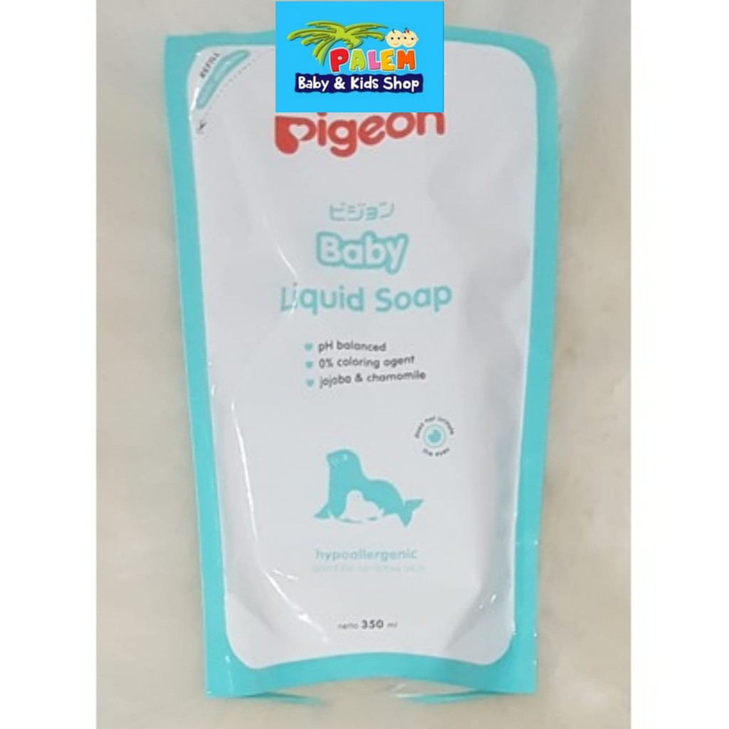 Pigeon Baby Liquid Soap 350ml Refill Pigeon - Sabun Cair Bayi Pigeon Refill 1236