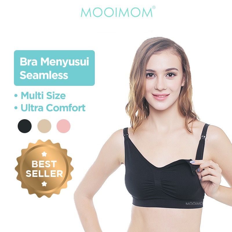 Mooimom - B98101 Seamless Sports Comfortable Maternity &amp; Nursing Bra - Bra Menyusui &amp; Ibu Hamil