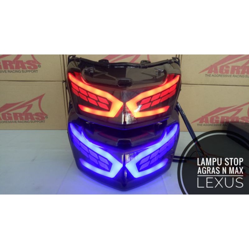 LAMPU SEN LED DAN LAMPU STOP LED NMAX LAMA