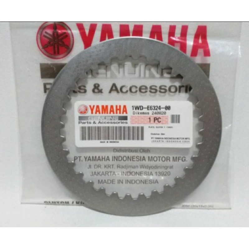 PLAT BESI GESEK KOPLING R25 R 25 ASLI ORI YAMAHA 1WD E6324 00