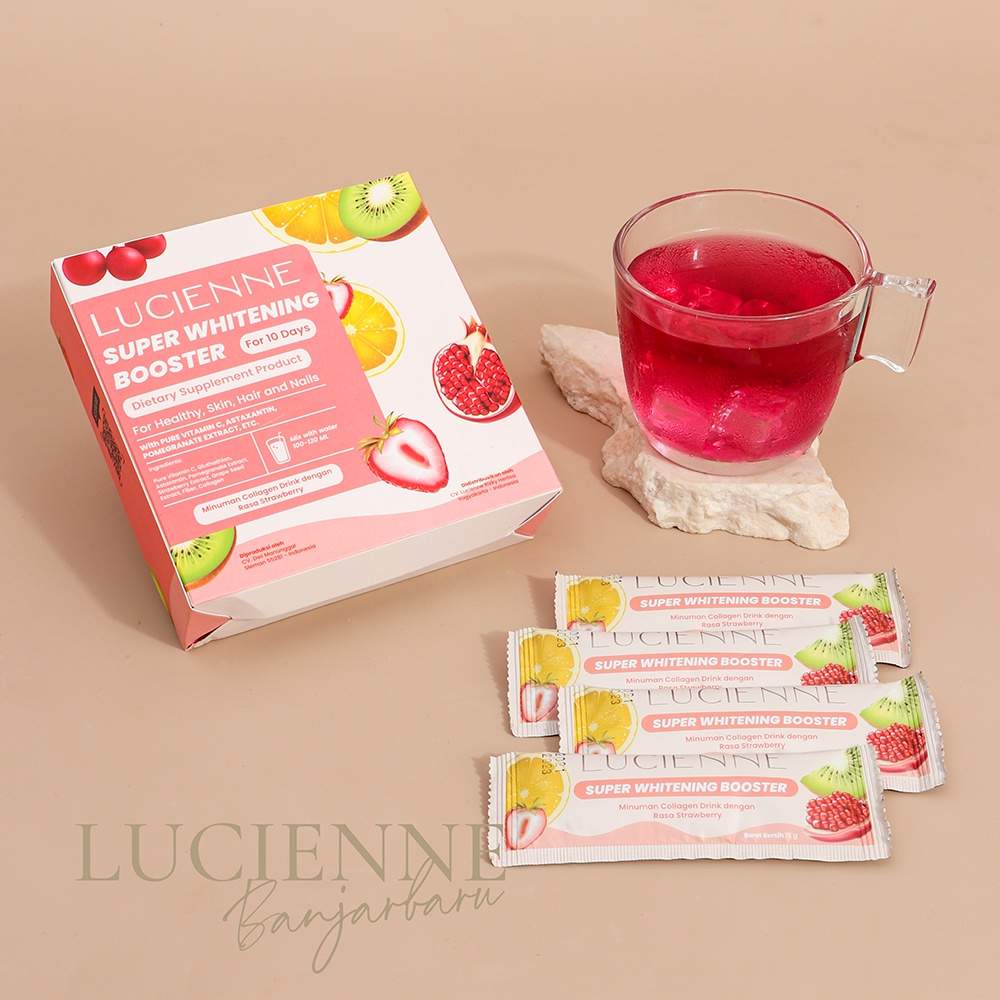 Lucienne Super Whitening Booster (Pemutih Badan & Vitamin) 10 SACHET