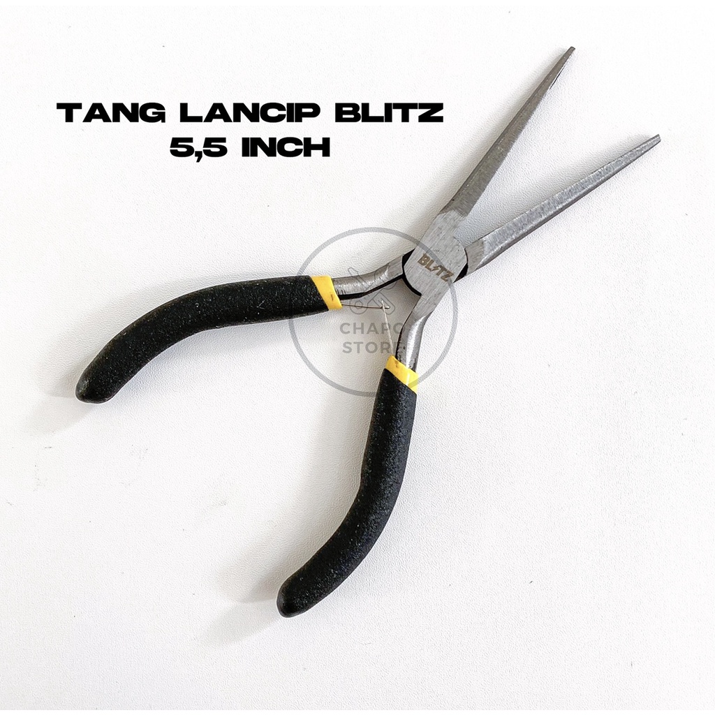 tang lancip mini blitz 4,5 5,5 inch tang cucut long nose pliers