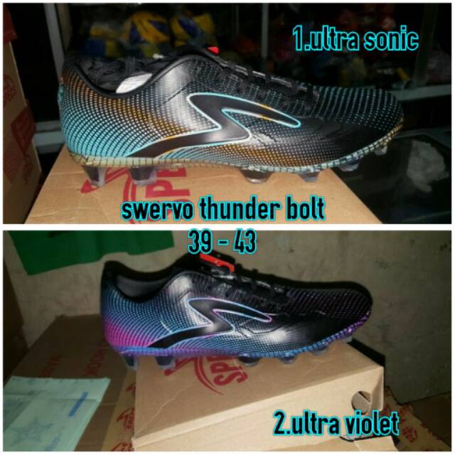 SEPATU BOLA SPECS SWERVO THUNDER BOLT ULTRA SERIES ORIGINAL BNIB ULTRA VIOLET ULTRA SONIC