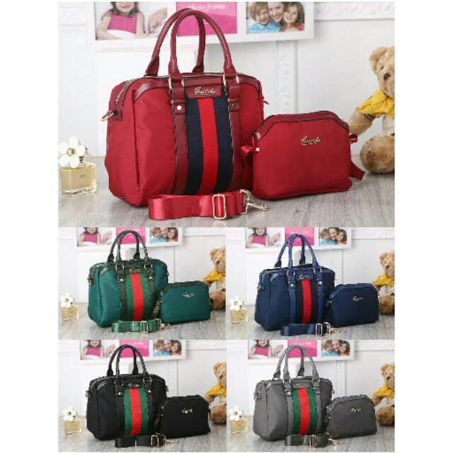 Tas wanita Gucci New Boston set 2 in 1 A2288