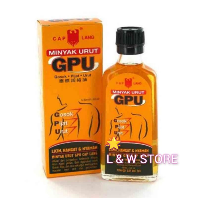 GPU Minyak Urut Cap Lang 30ml | 60ml | 100ml