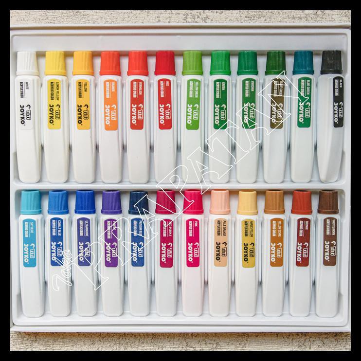 

Termurah Acrylic Color / Cat Akrilik Titi 24 Warna