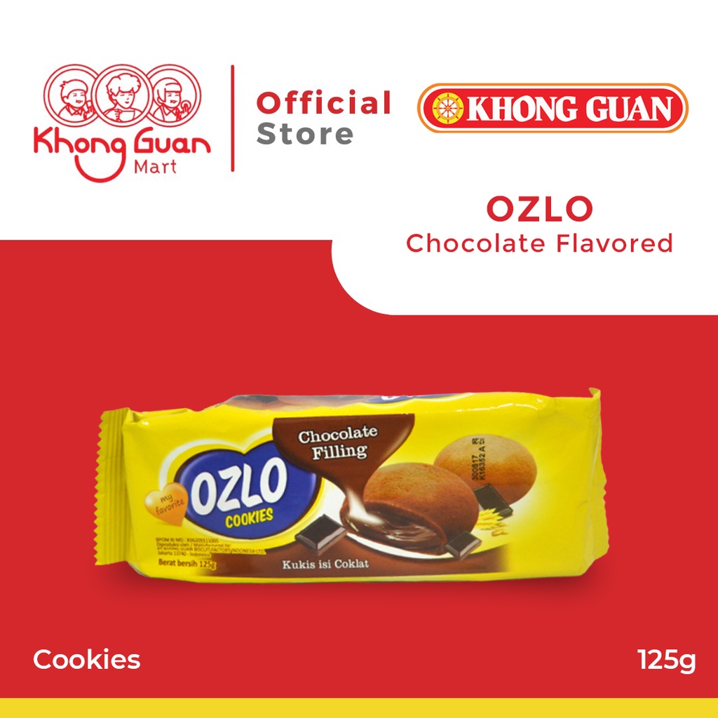 

KHONG GUAN Ozlo Coklat Cookies Pack 125 Gram