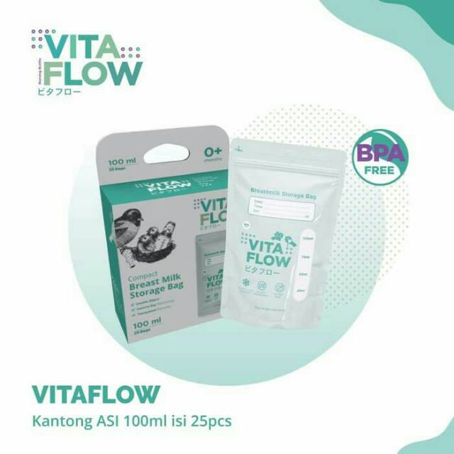 Vita flow kantong asi 100ml