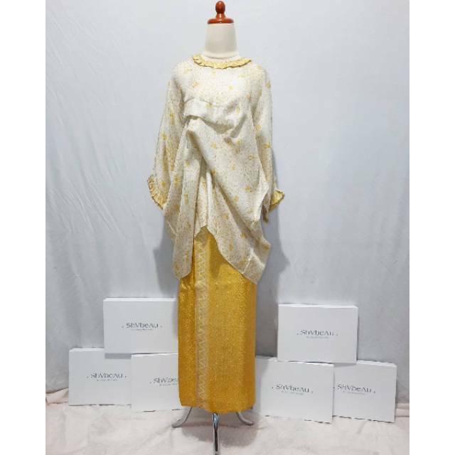 Setelan Batik Cap Cirebonan Dress Batik Kaftan Batik Setelan Batik Cap Cirebonan Dress Batik Kaftan Batik