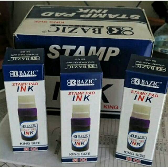 

Tinta Stempel/ Stamp Pad Ink Bazic