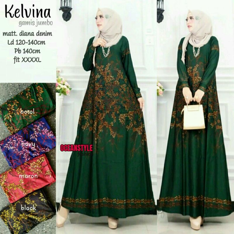 Gamis Maxy - Gamis Jumbo - Kelvina Gamis Jumbo