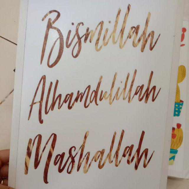 Paket Wall Decor Isi 6pcs