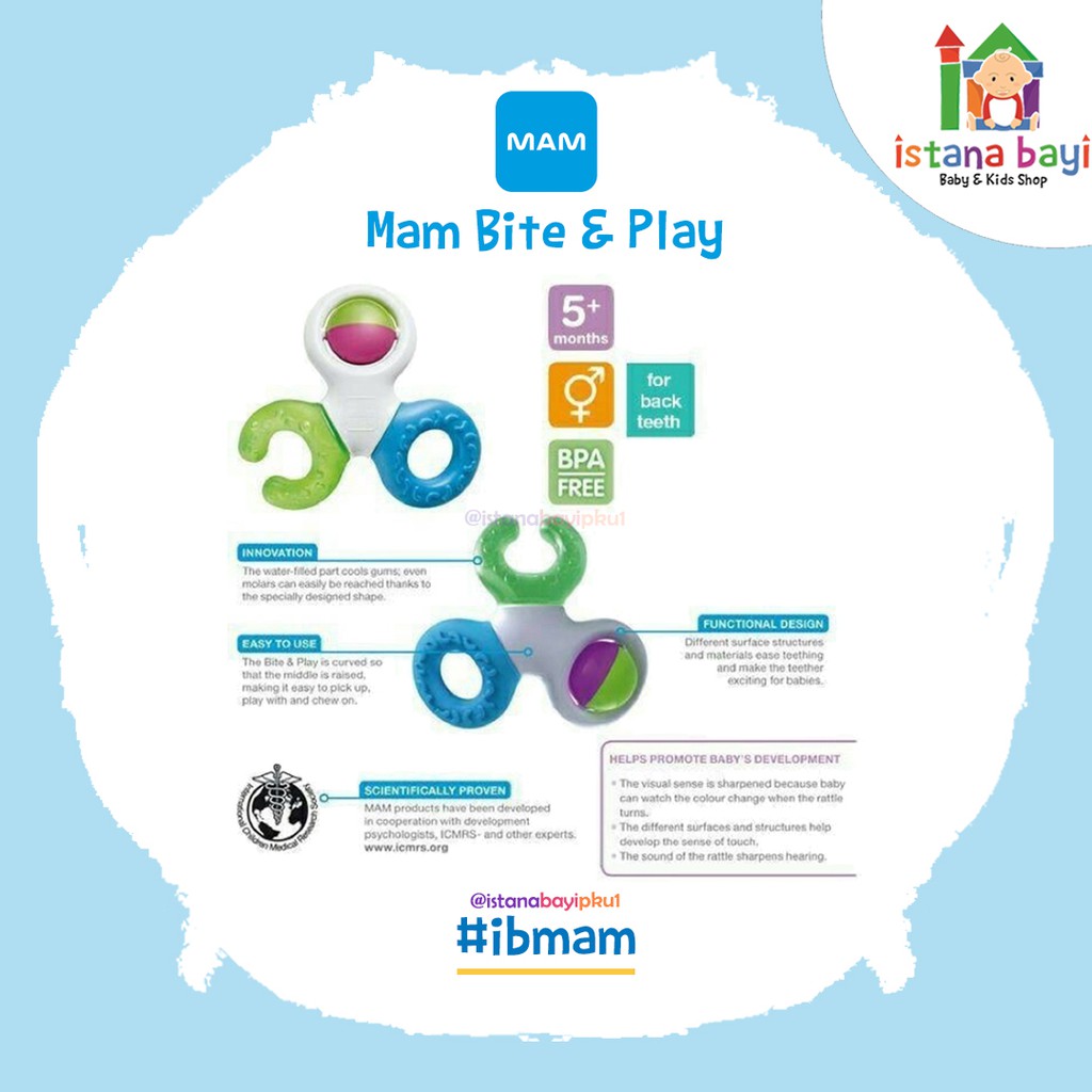 MAM Bite &amp; Play - Gigitan Bayi