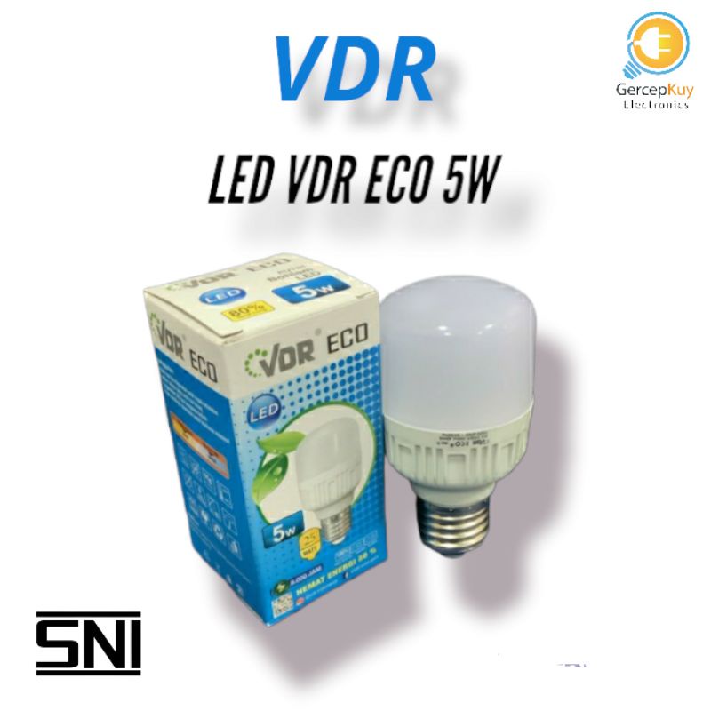 Lampu LED Capsule VDR ECO Bright 5 Watt Putih E27