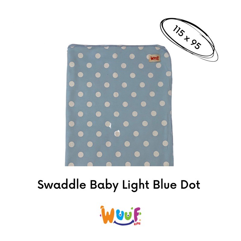 Bedong Bayi Motif Polkadot (WUUF KIDS)