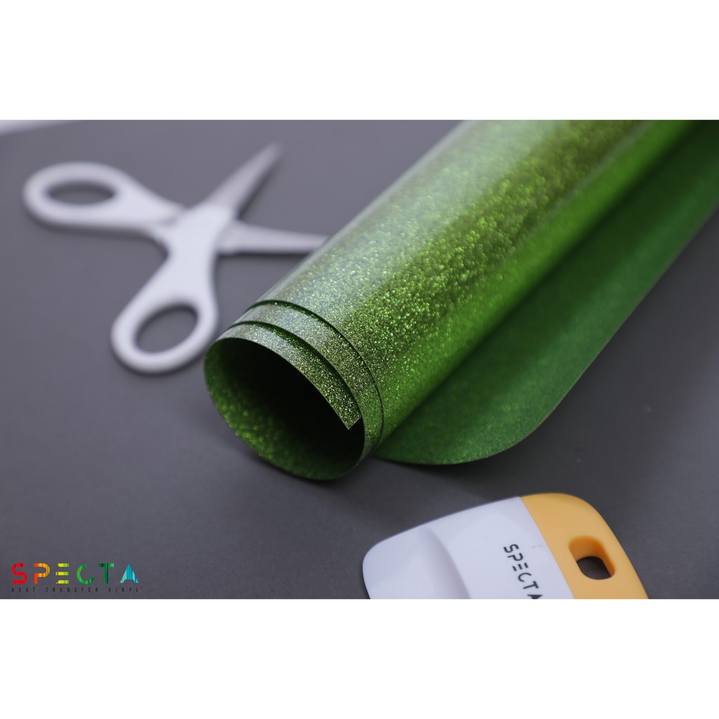 POLYFLEX GLITTER KOREA SPECTAFLEX GLITTER GT-13 HTV LIGHT GREEN