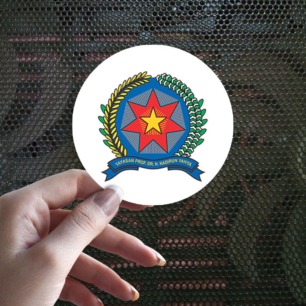 

Sticker Decal Vinyl Tahan Air Universitas Panca Budi