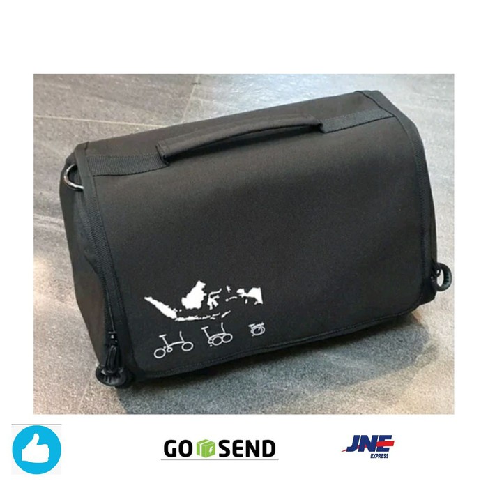 Termurah & Terlaris Brompton mini front bag Tas depan kecil brompton Tas mini sepeda lipat