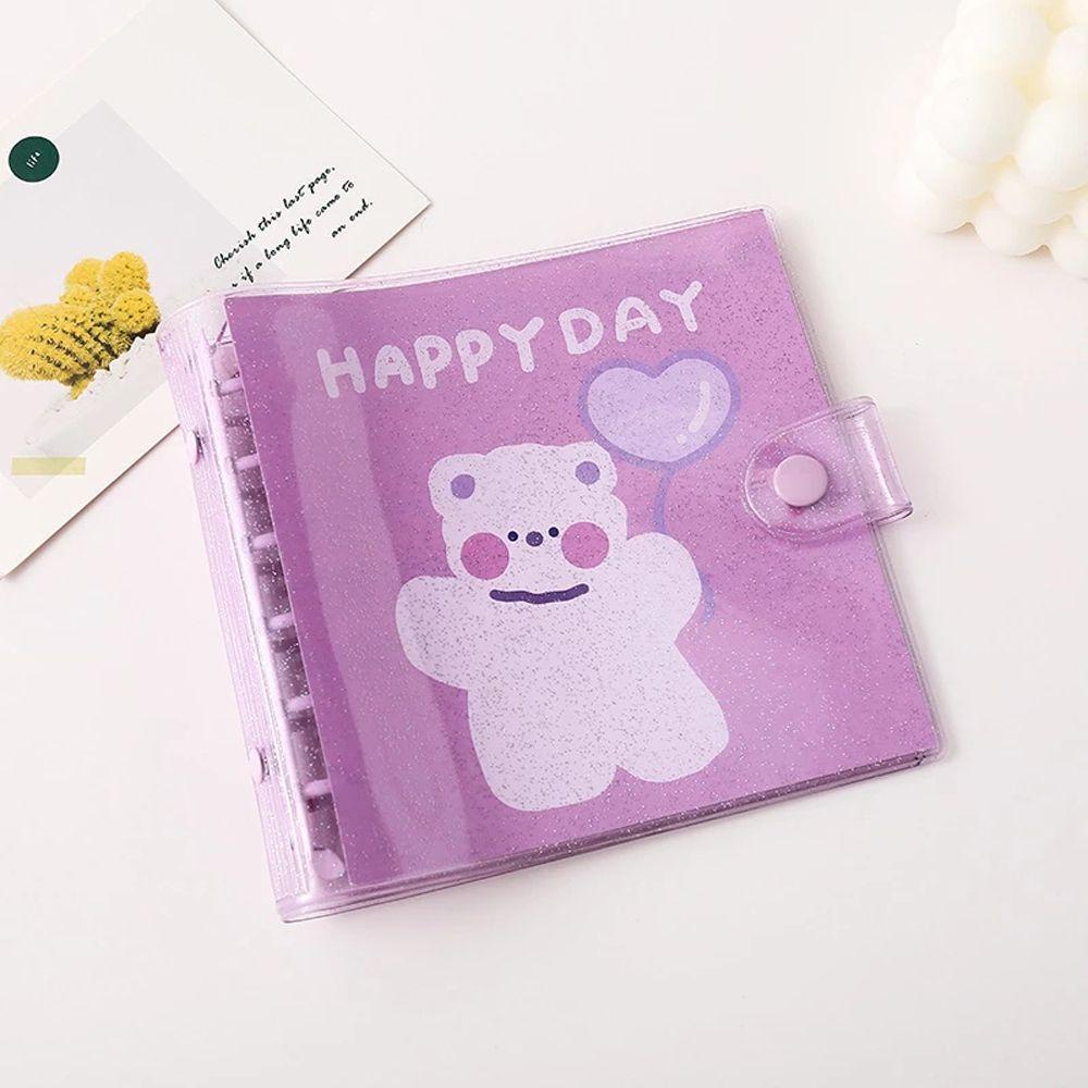 Lanfy Binder Notebook Glittery Daily Kpop Idols Kartu Agenda Planner Kertas Isi Ulang Perlengkapan Alat Tulis Kantor Sekolah