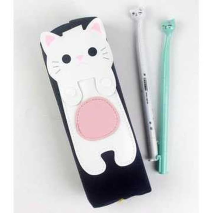 

Kotak Pensil Cute Kawai Cat - Hitam