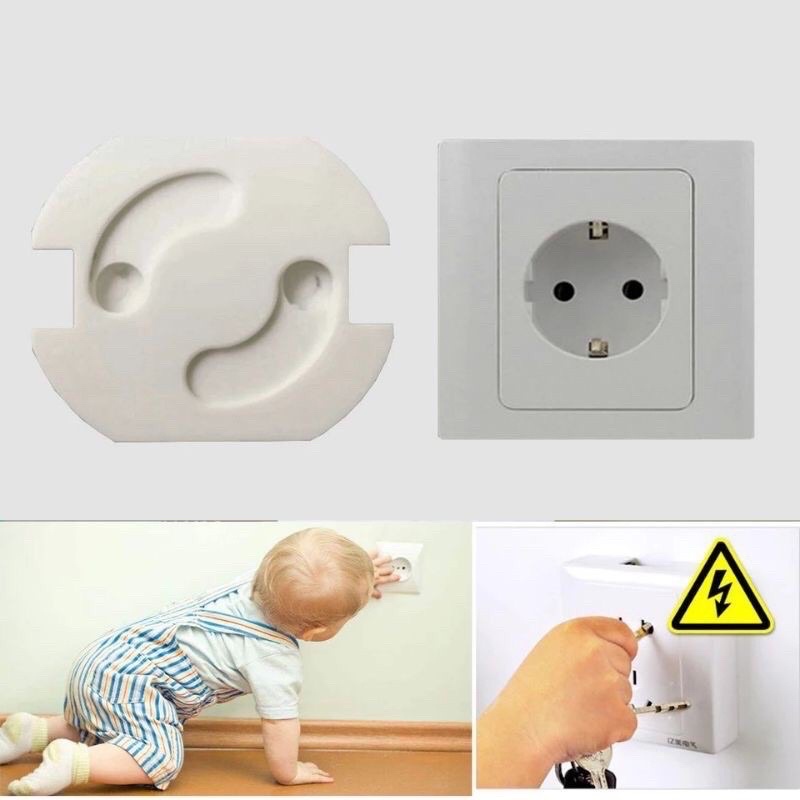 (SUN) Pengaman Stop kontak  Pengaman Stop kontak / Penutup Colokan Listrik Pelindung Bayi Tutup Stopkontak Otomatis Socket Cover Baby Safety Listrik Pelindung Bayi Tutup Stopkontak Otomatis Socket Cover Baby Safety