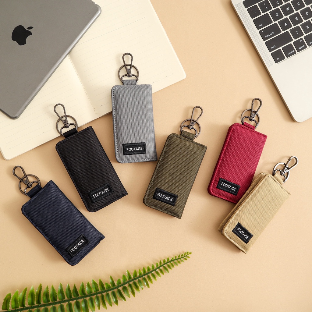 Dompet STNK E-TOLL SIM Mobil Motor Gantungan Kunci Motif Premium Footage Keychain NEW Basic