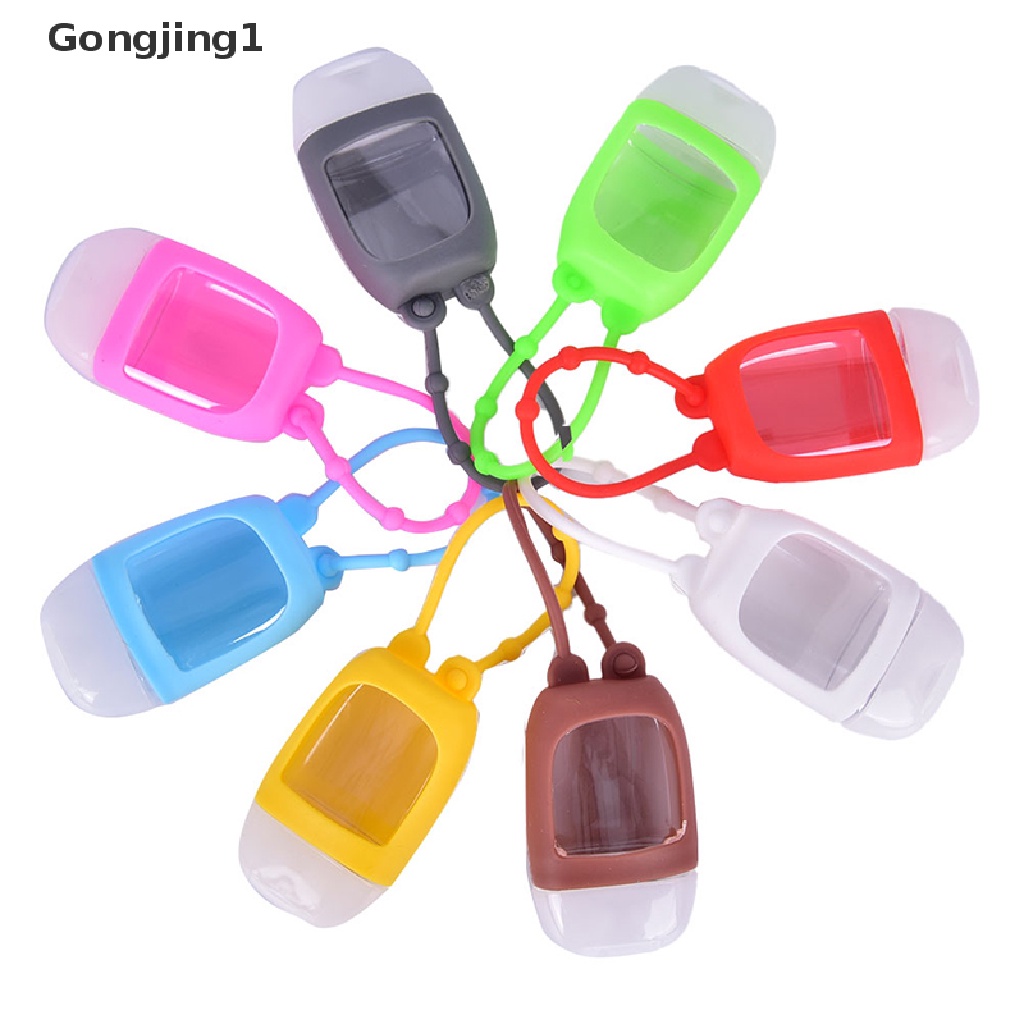 Gongjing1 1pc Botol Hand Sanitizer / Parfum Portable Bahan Silikon Untuk Travel