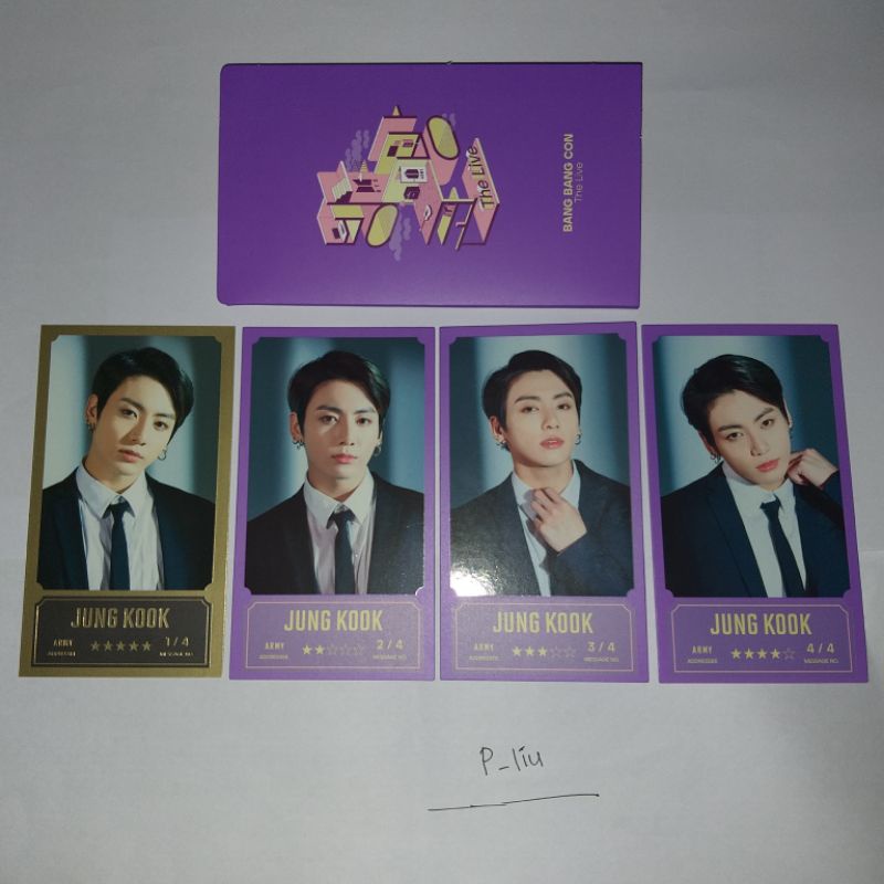 [BOOKED] MESSAGE PHOTO BBC JUNGKOOK SET