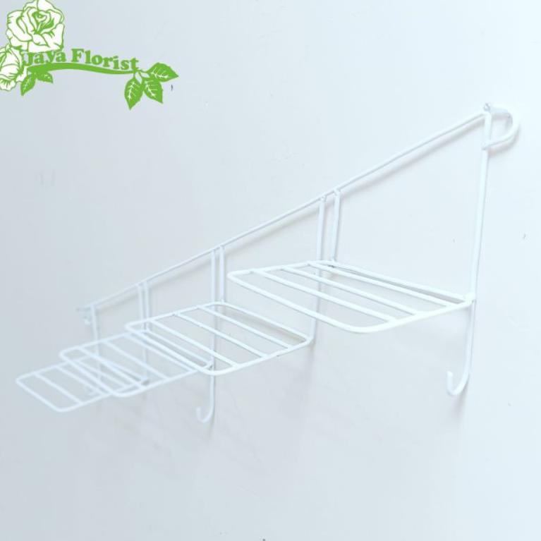 Rak Tempel Dinding Rak Bunga Besi Tempel Dinding Rak Pot Bunga Dinding Dekorasi Rak Pot Bunga Unik M