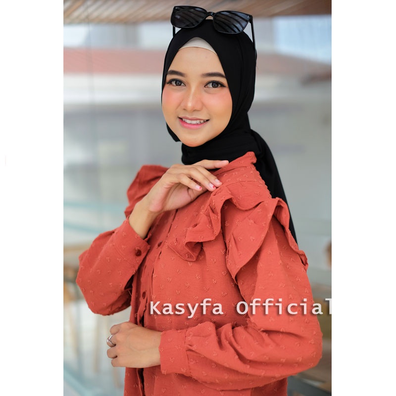 KEMEJA URAGIRI REMPEL DEPAN // SAKURA TOP BLOUSE