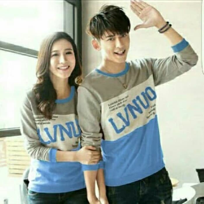 Pakaian couple  Couple Lvnuo Biru Muda