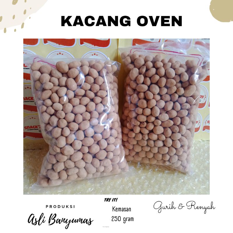

KACANG OVEN GURIH | KHAS BANYUMAS | HARGA TERJANGKAU | FREE GIFT MIN. BELANJA 50K (all item)