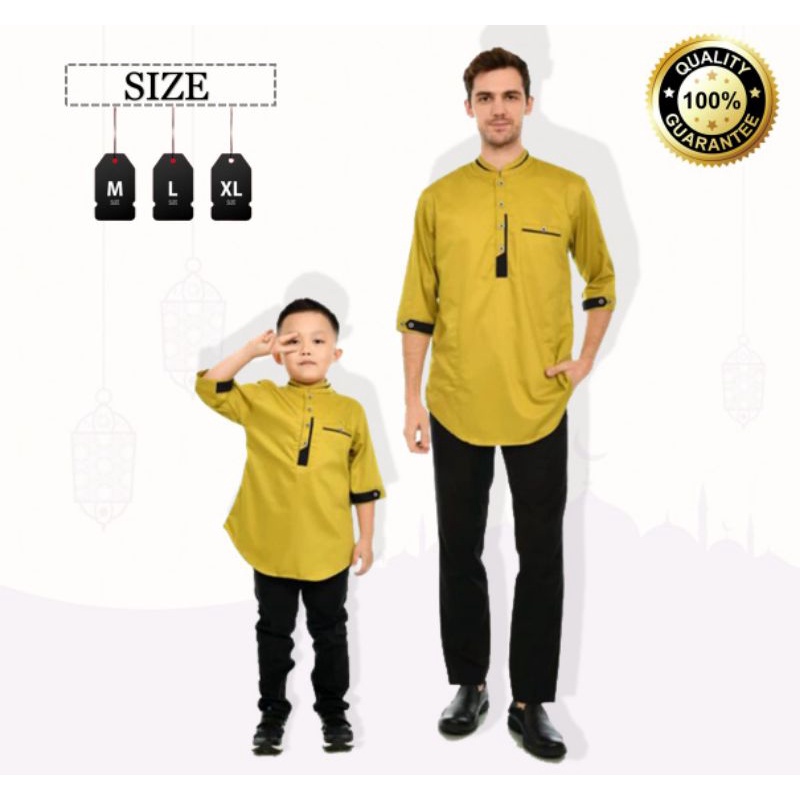 Koko Kurta Couple Ayah dan Anak/Koko Kurta Cobana new model