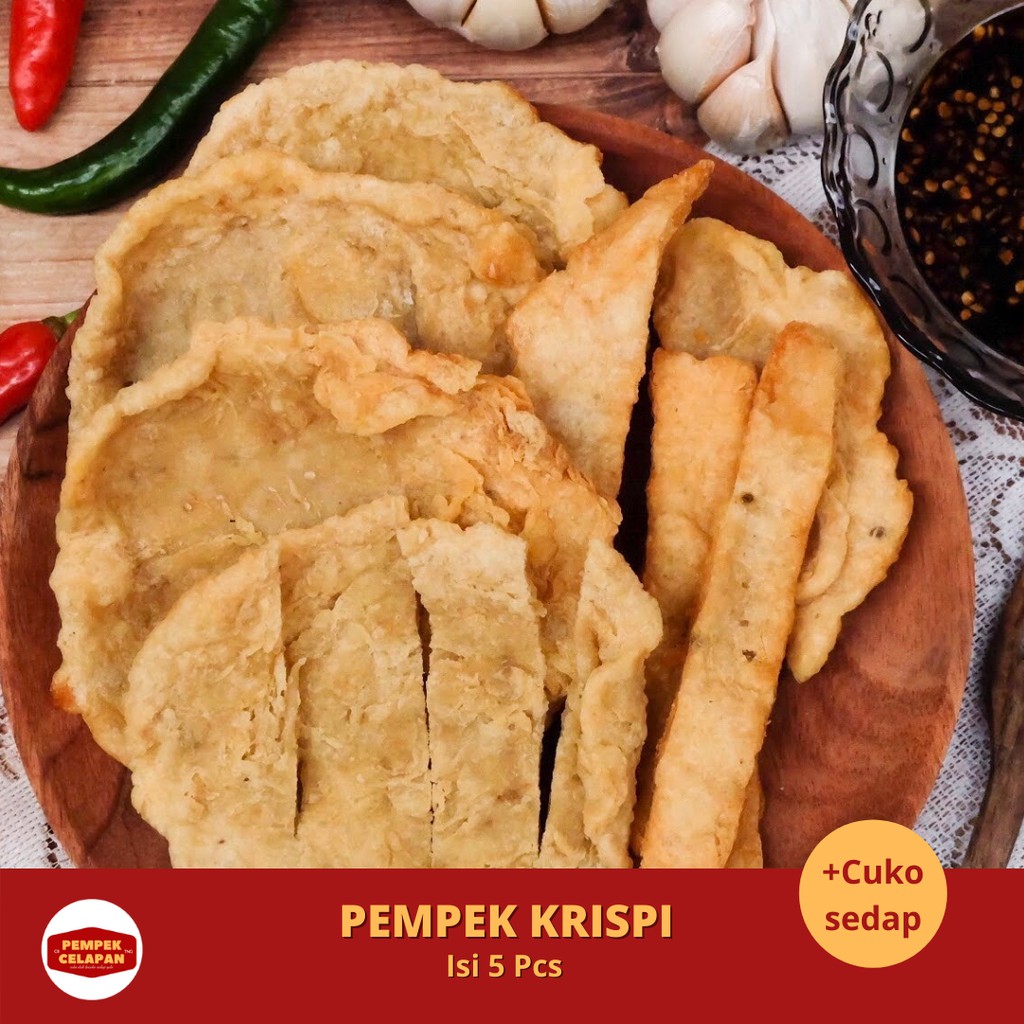 

Pempek Palembang Empek Empek Pempek Frozen Pempek Kulit Krispi Non MSG Plus Cuko Celapan 250 Gr