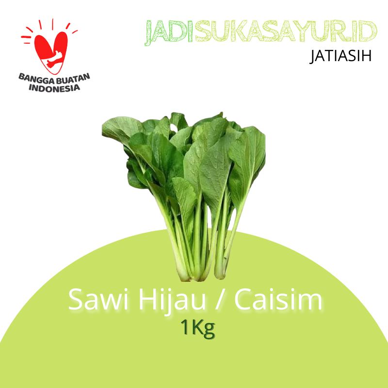 

Sawi Hijau Caisim 1Kg - Sayuran Segar Bekasi