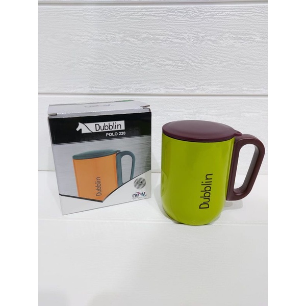 Mug Gelas Cangkir Tahan Panas Dublin 220 mL Stainless