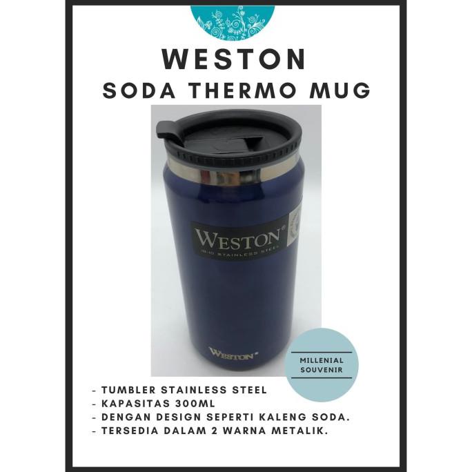 Nikmati Mug Murah Weston Soda Thermo Mug 300 Ml Bergaransi