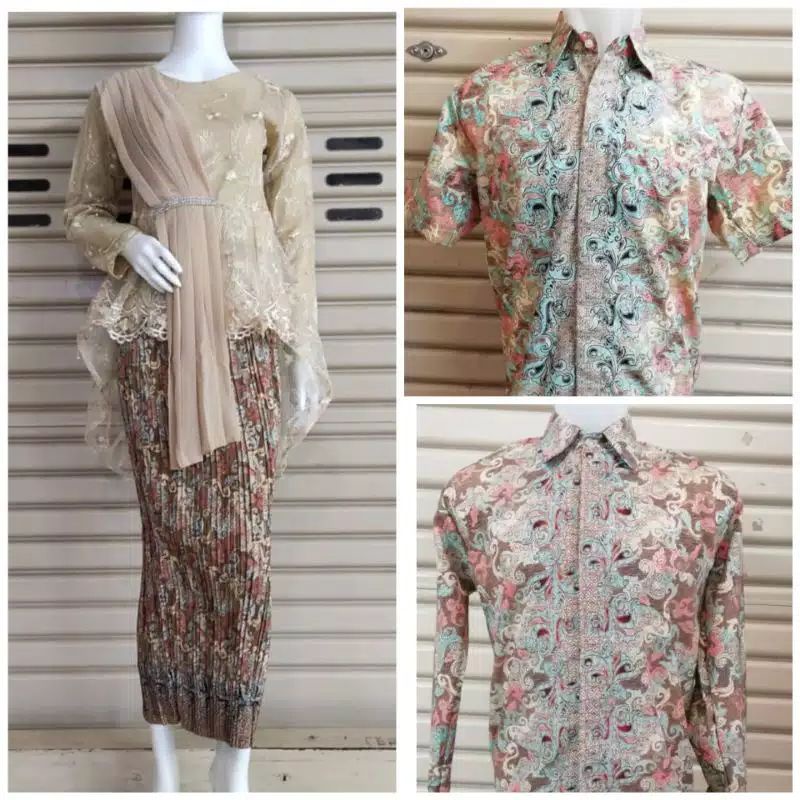 COUPLE KEBAYA TUNANGAN / COUPLE KEBAYA SELENDANG / COUPLE KEBAYA KELUARGA / COUPLE KEBAYA MODERN