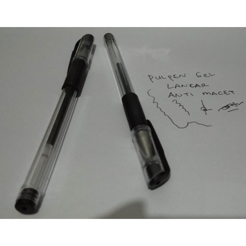 Ballpoint / Pulpen Gel Lancar Anti Macet Original 100%