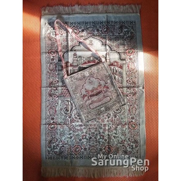 Sajadah cewek tas Karishma Turki Prayer Rug Mode D Turkey wanita perempuan ringan lipat selempang