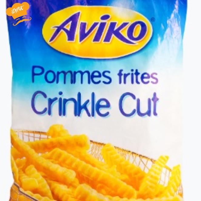 

KENTANG GORENG CRINKLE AVIKO 1KG FRENCH FRIES IMPOR BELANDA PREMIUM