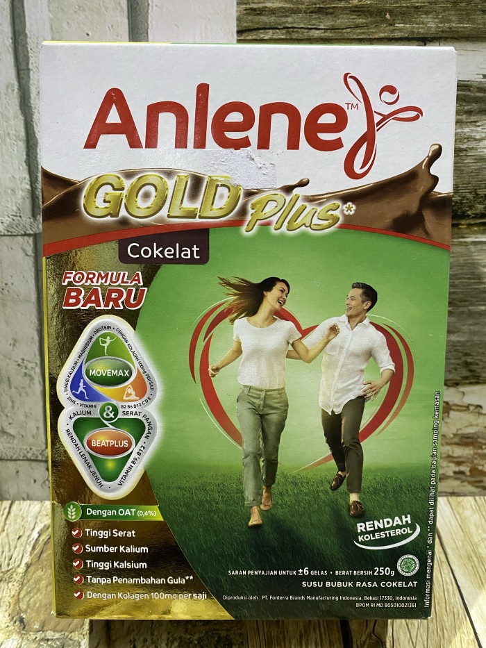 

Anlene gold plus 250g cokelat