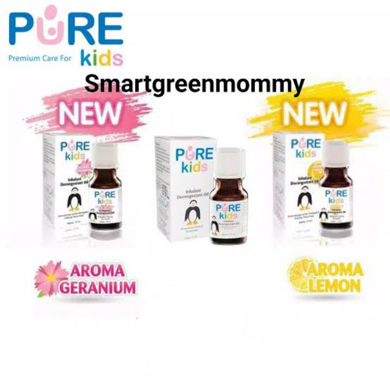 COD - PURE KIDS BABY  DECONGESTANT INHALANT - ANAK SUSAH BERNAFAS DAN HIDUNG TERSUMBAT