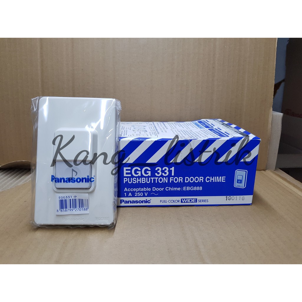 Tombol Bell Waterproof Panasonic / Saklar Bel Panasonic - EGG331